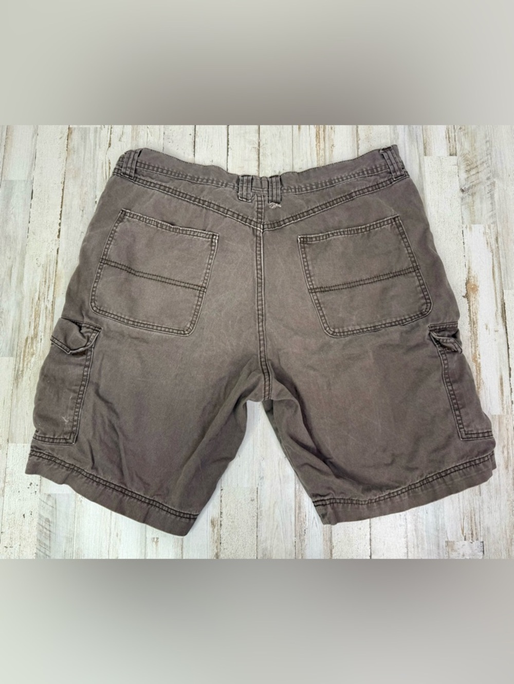 Real Ranch Workwear Cargo Shorts Mens 40 100% Cotton - Picture 7 of 9